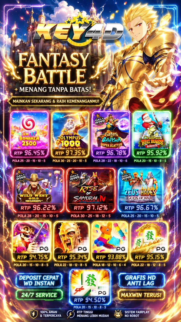 RTP SLOT GACOR KEY4D HARI INI 🔥

LINK GACOR : https://key4dng.top/